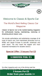Mobile Screenshot of classicandsportscar-magazine.com